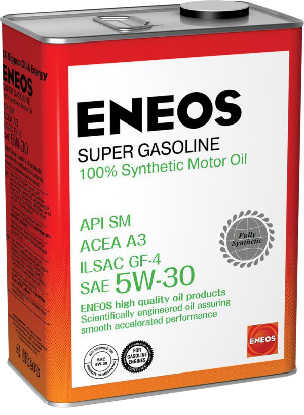 Моторное масло Eneos Super Gasoline SM 5W-30, 4л (ENEOS: 8809478911615)